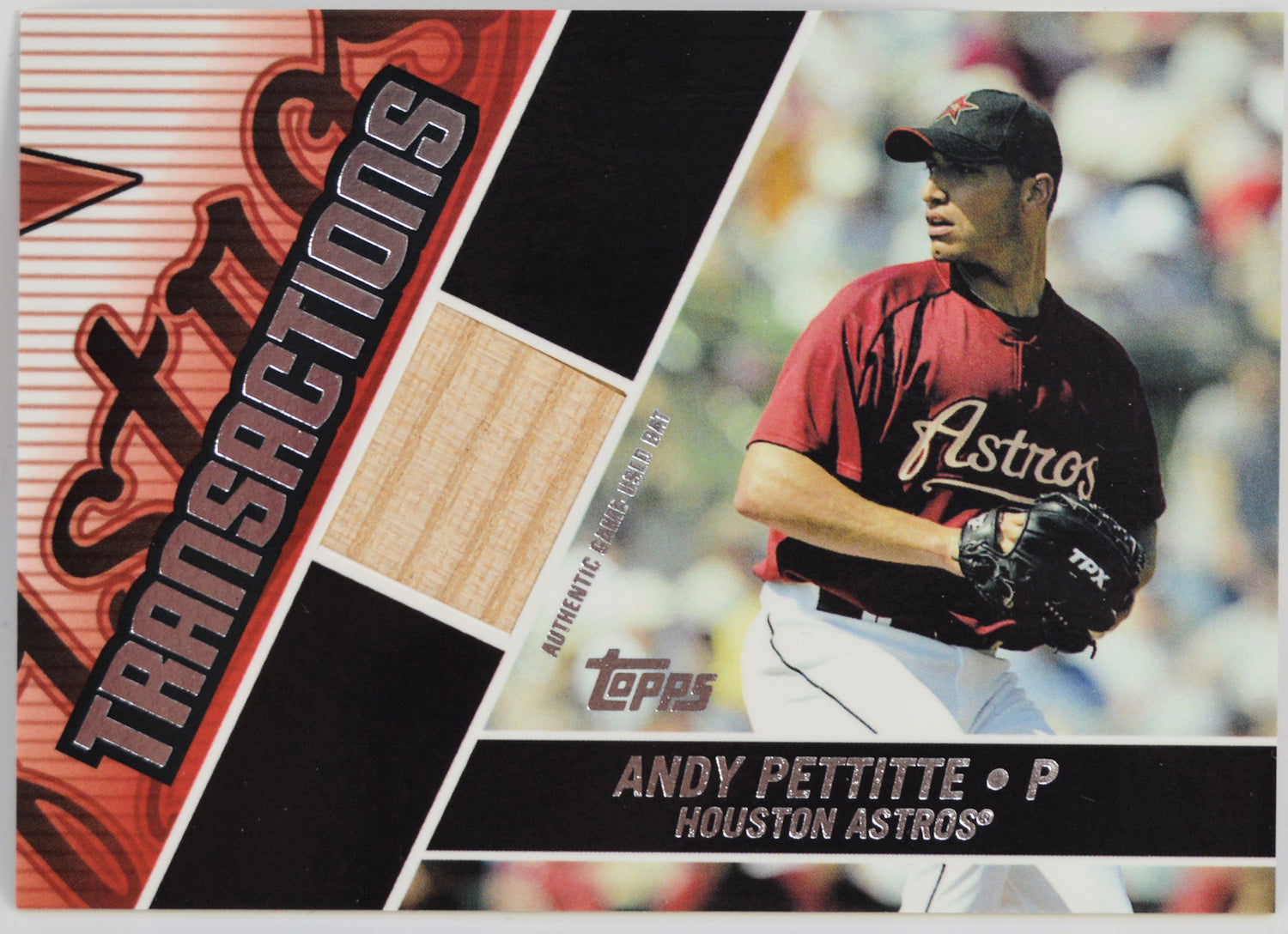 Pettitte, Andy - 2004 Topps Used Bat