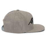 Anthrax - Black on Gray Snapback HD Embroidered Hat