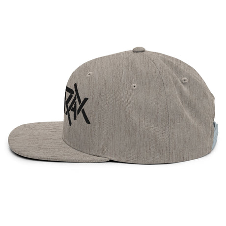 Anthrax - Black on Gray Snapback HD Embroidered Hat