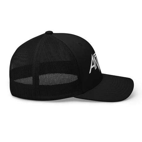 Anthrax - White on Black Trucker HD Embroidered Hat