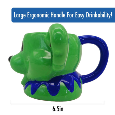 Grateful Dead - Dancing Bear Molded Head (Green) - Ceramic Mug