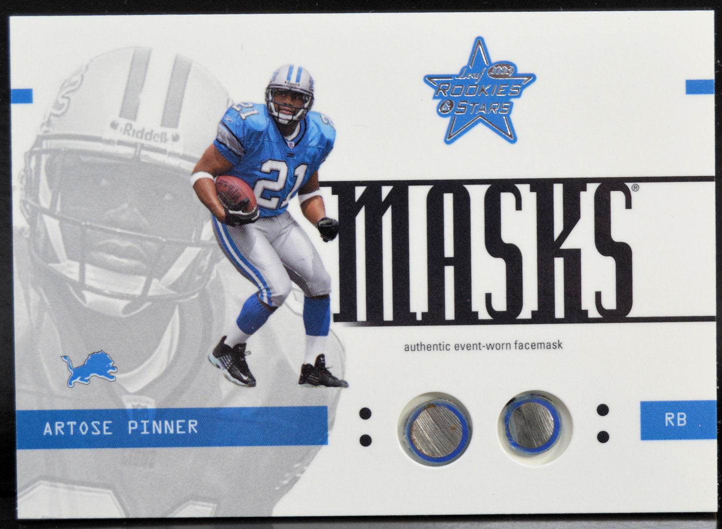 Pinner, Artose - 2003 Leaf R&S Mask