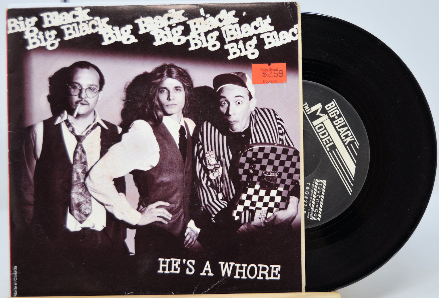 Big Black - He's A Whore / The Model, 7 Inch Vinyl Record, Touch