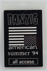 Danzig - 1994 Backstage Pass Laminate