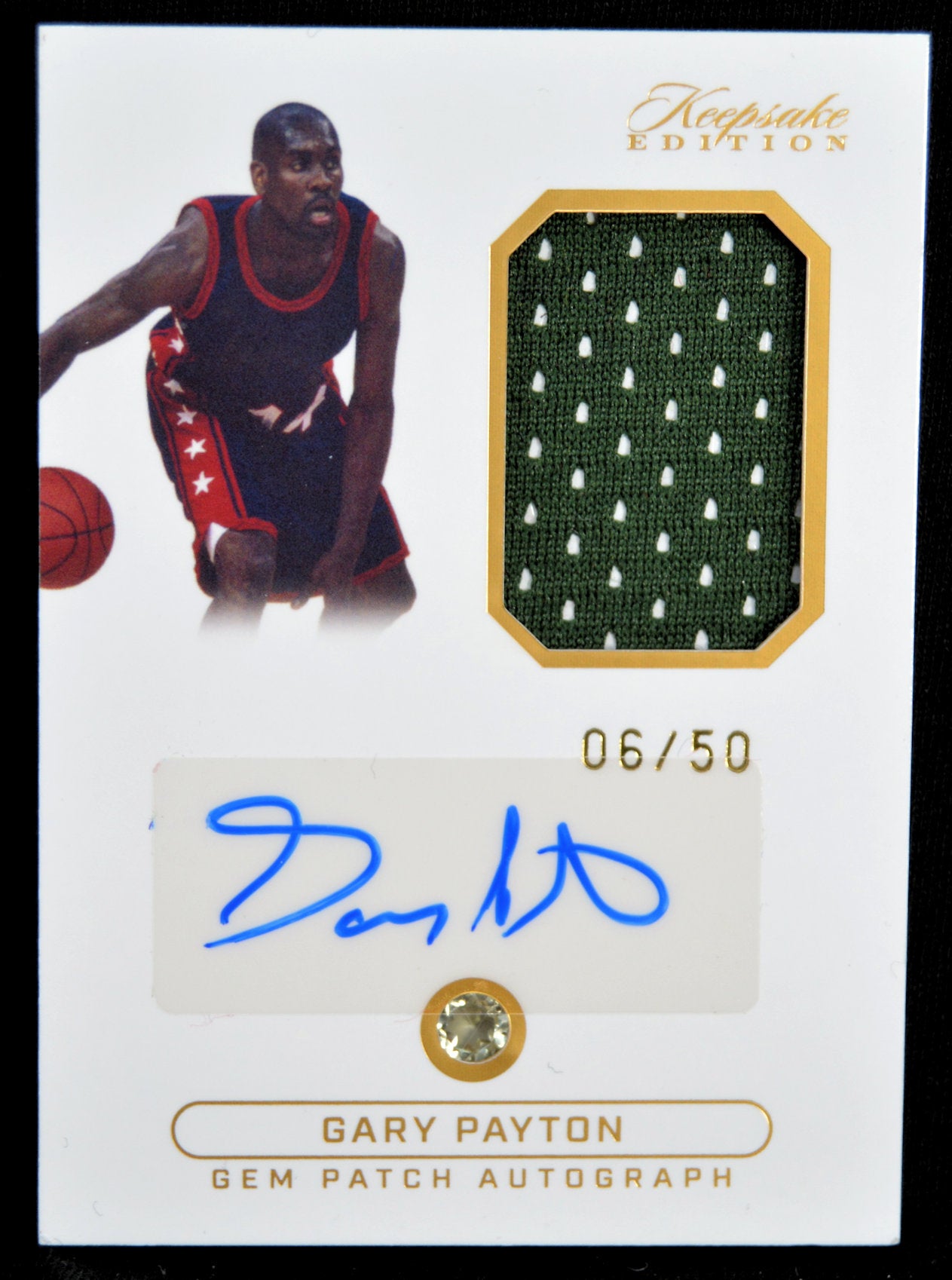 Payton, Gary - 2024 Keepsake Auto Relic 6/50