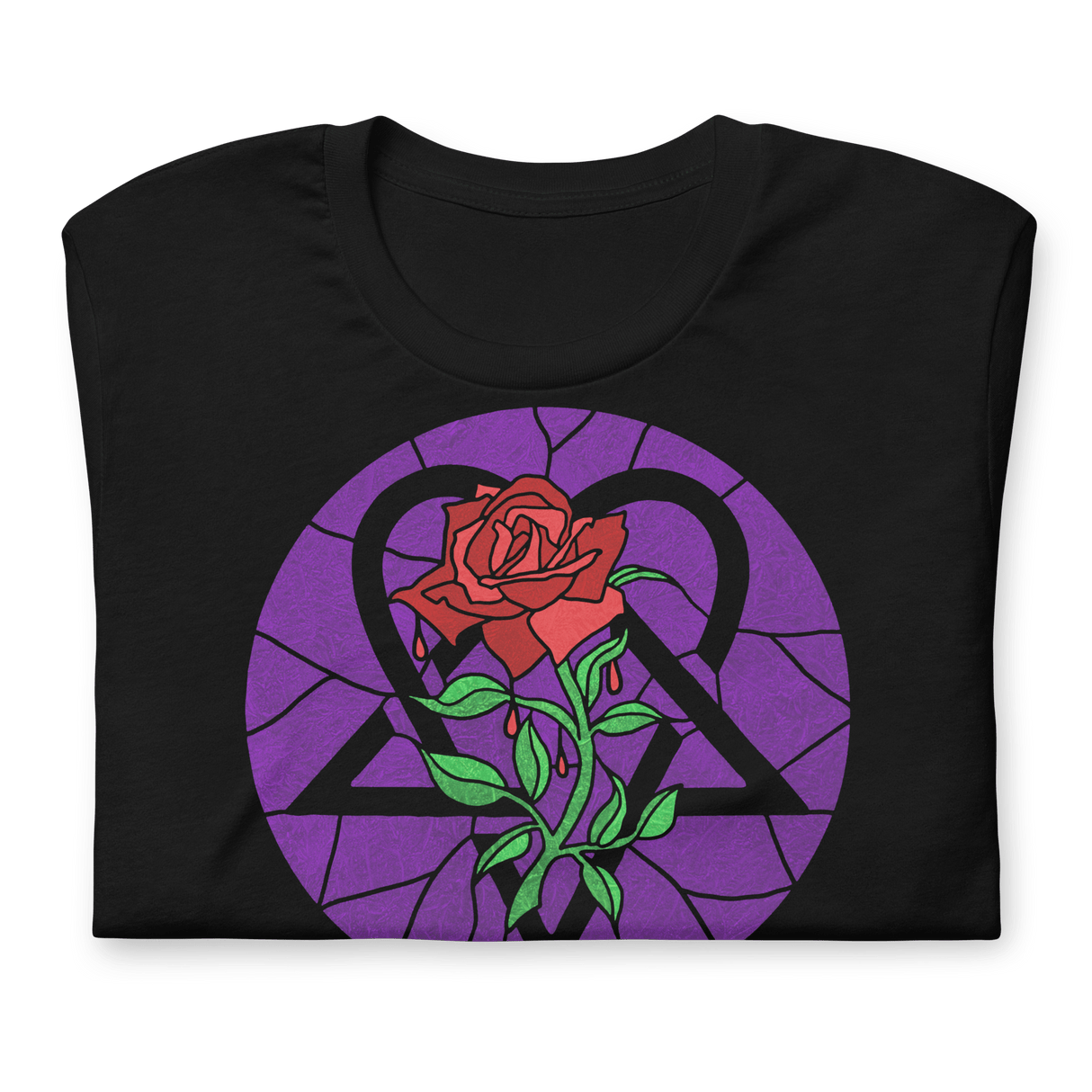 HIM - Stained Glass Jumbo Print T-Shirt