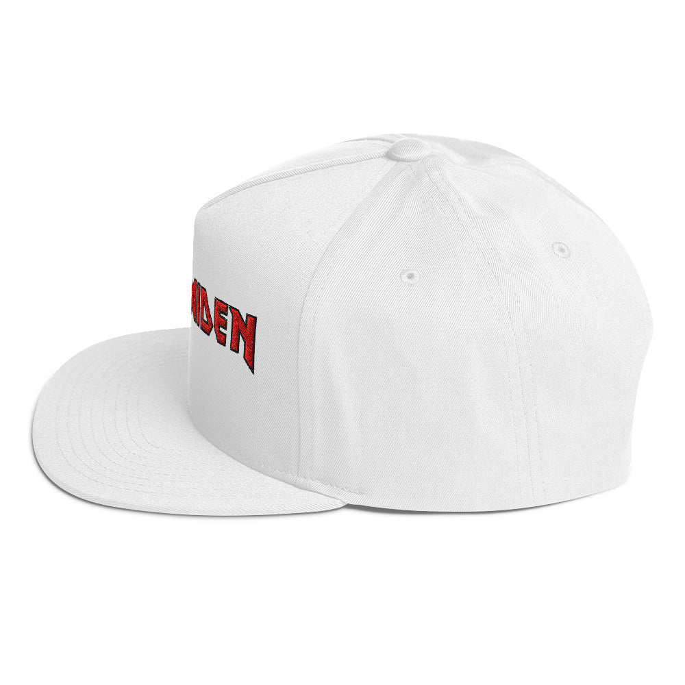 Iron Maiden Embroidered Logo Snapback Hat