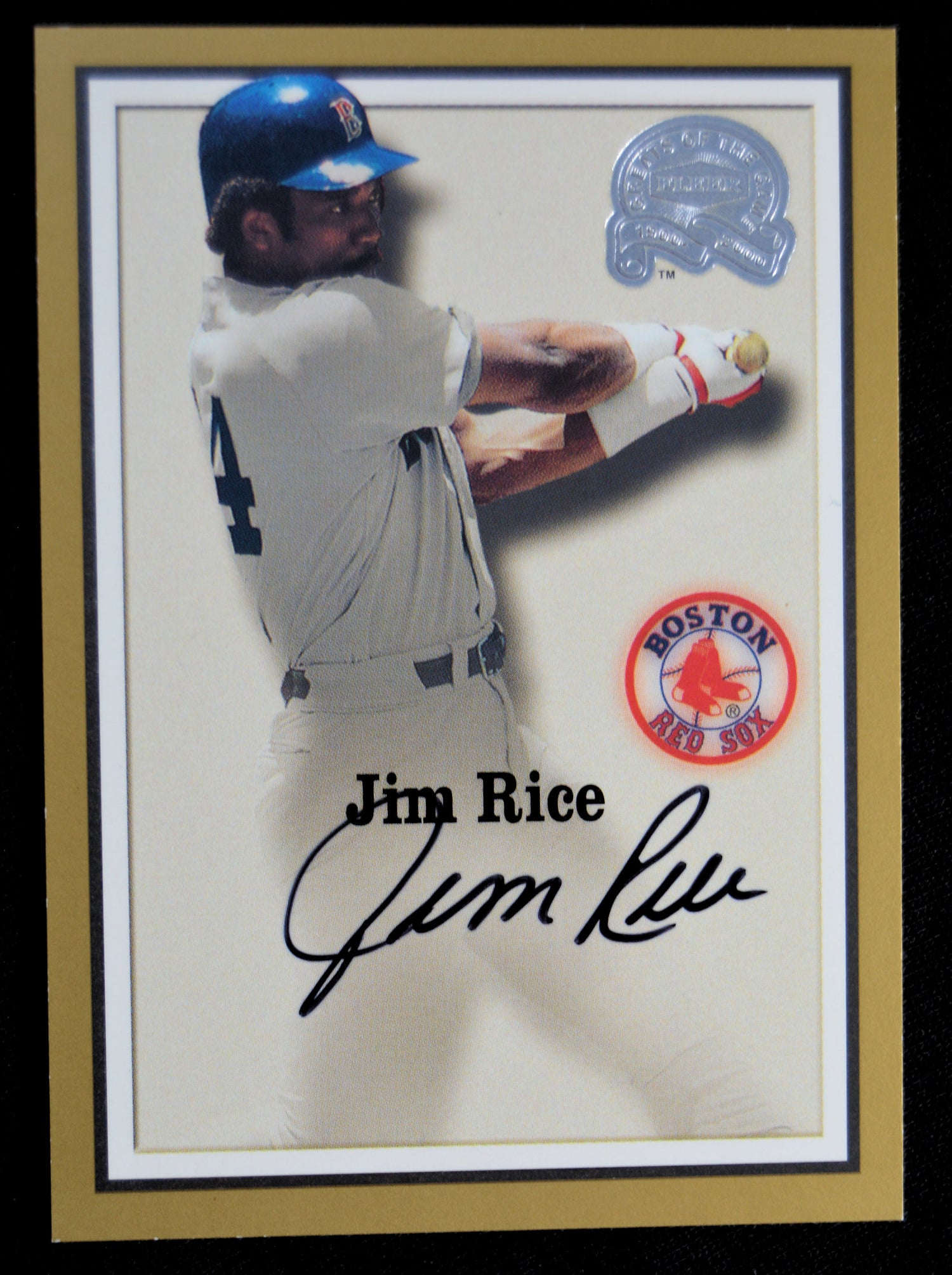 Rice, Jim - 2000 Fleer Greats Autograph