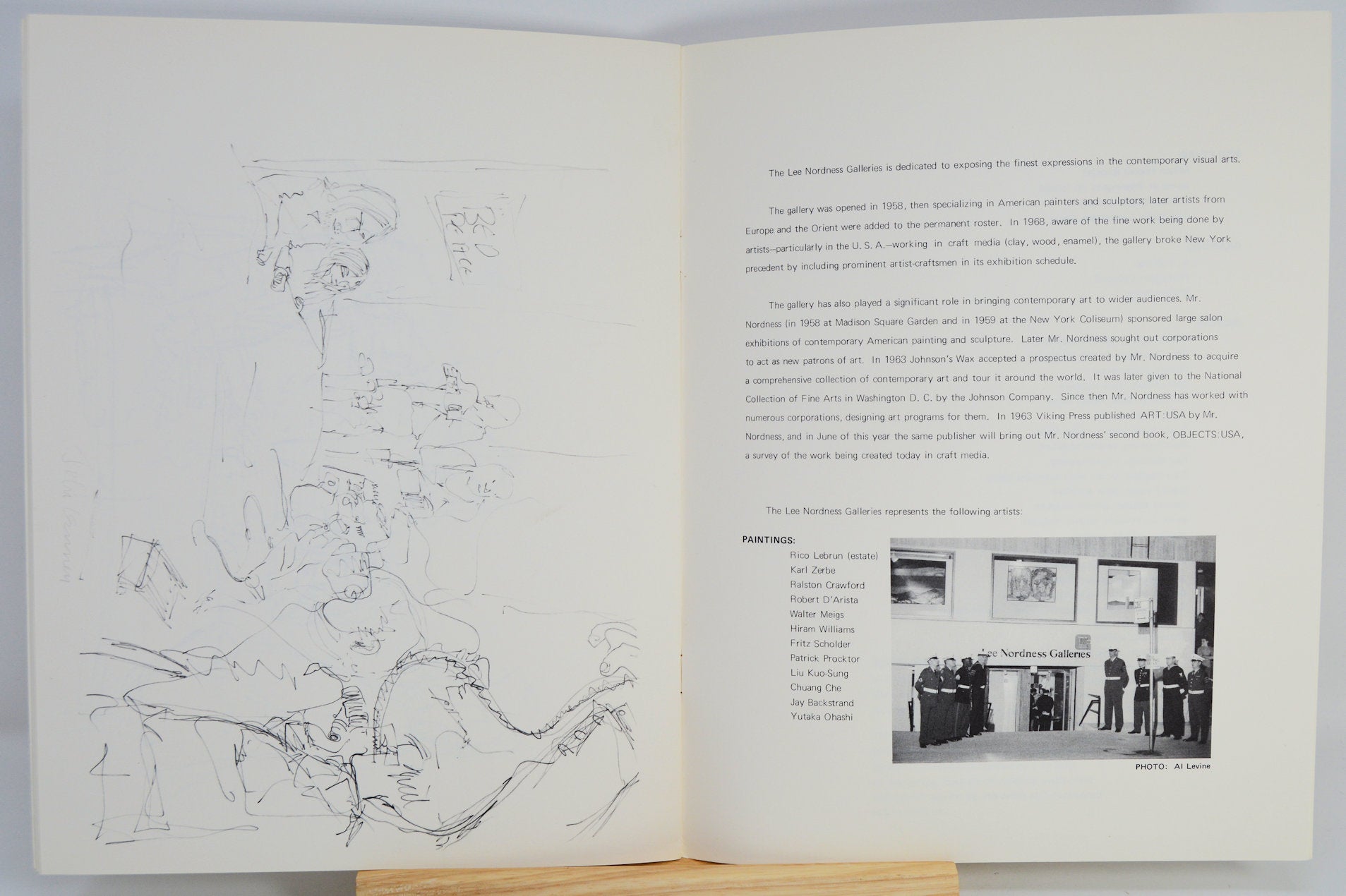 John Lennon - Bag One 1970 Nordness Galleries Program – Joe's Albums