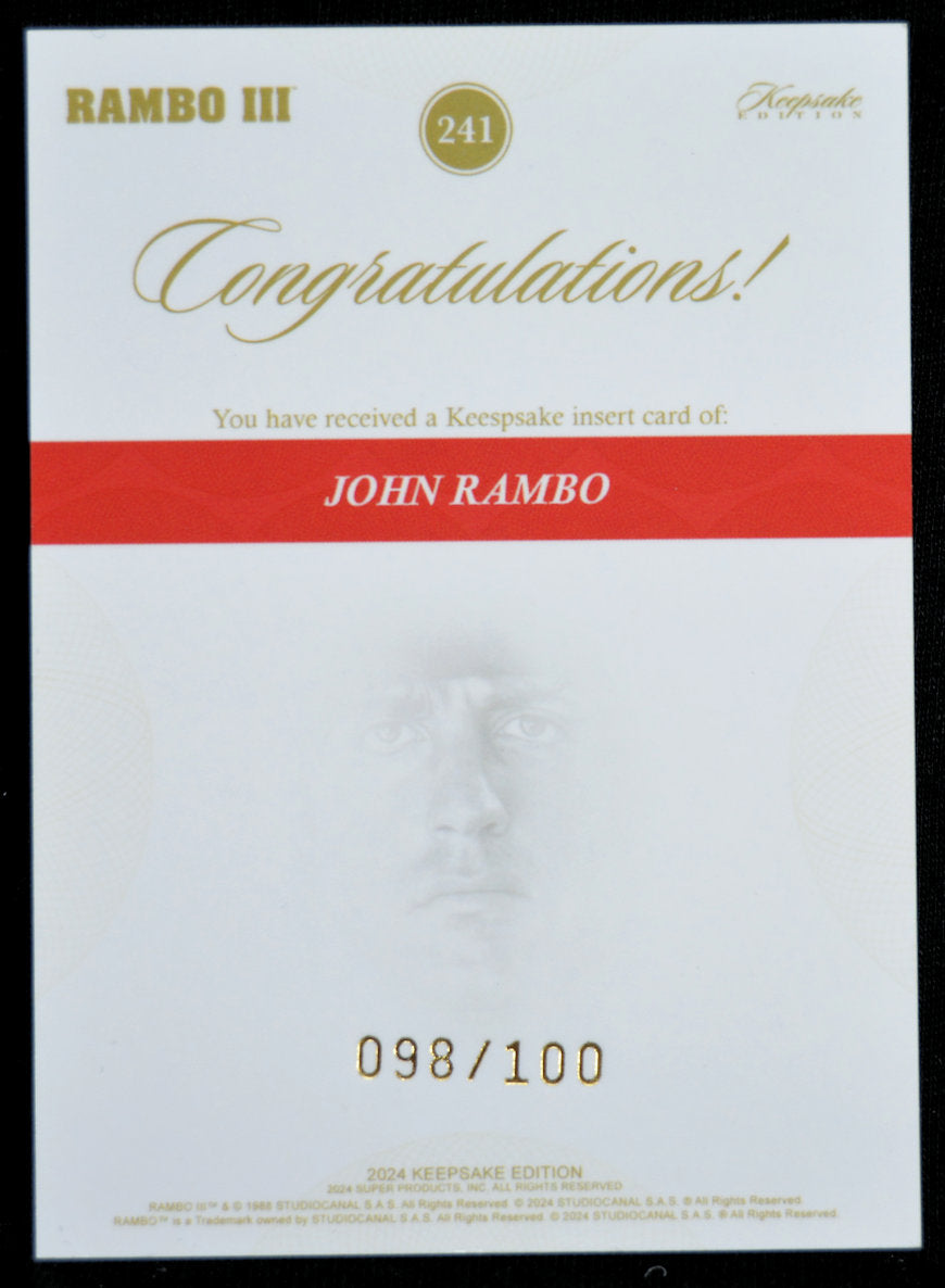 Rambo - Keepsake Collection 98/100