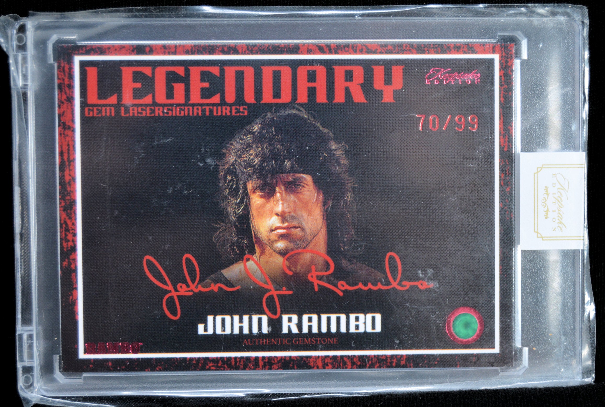 激レア！ ランボー OST LP 見本盤白ラベル プロモ rambo Rambo - Gem Lasersignature 70/99 – Joe's Albums