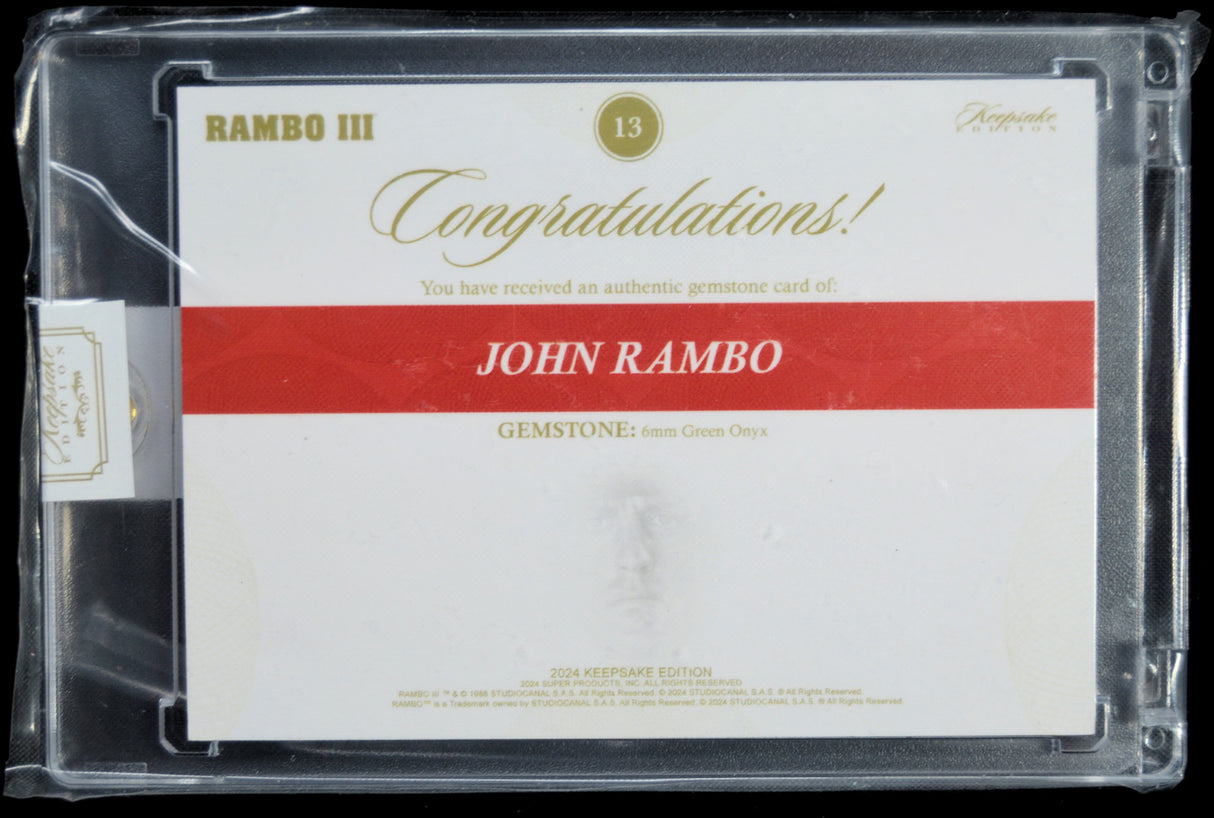 Rambo - Gem Lasersignature 70/99