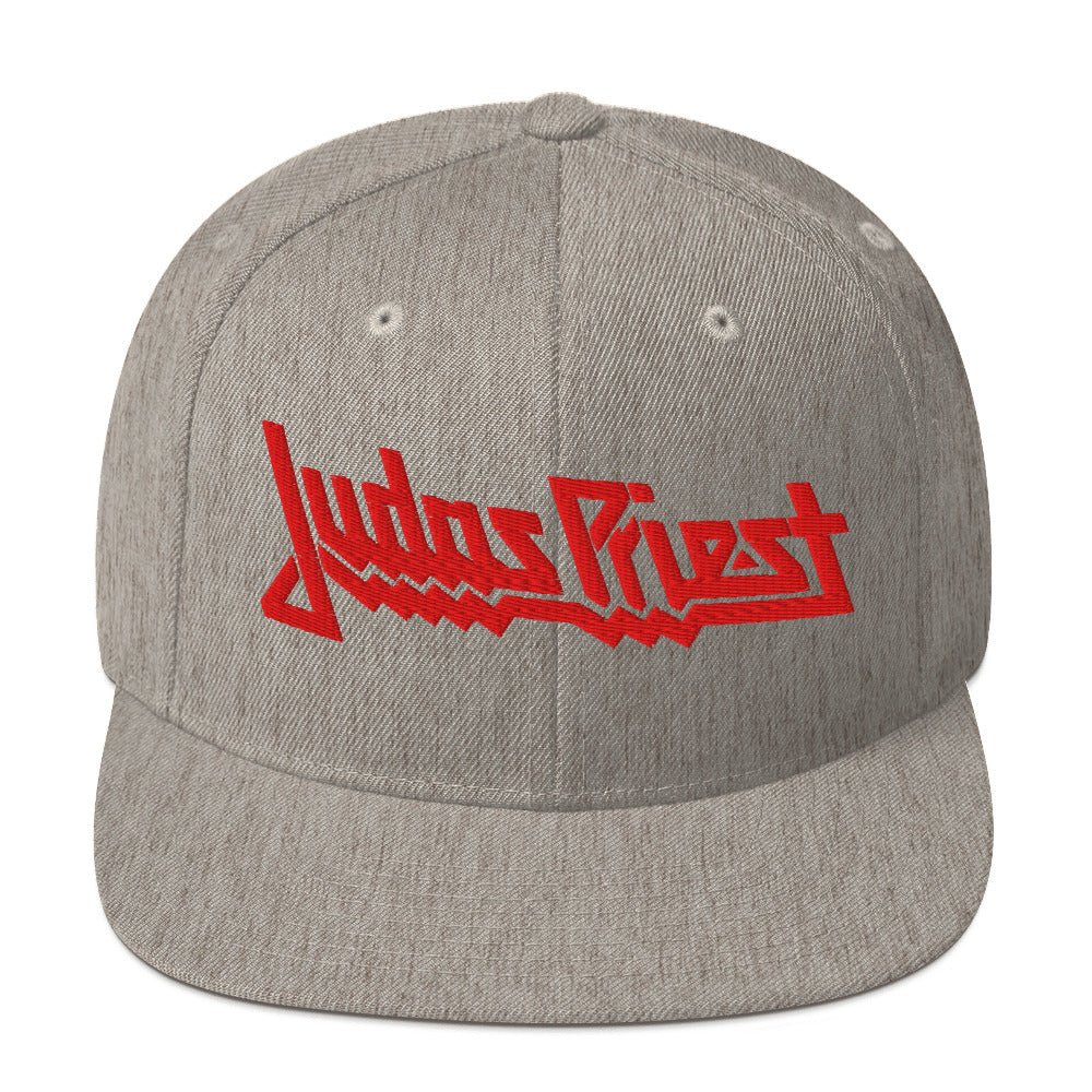 Judas Priest Electric Logo Grey Snapback Hat