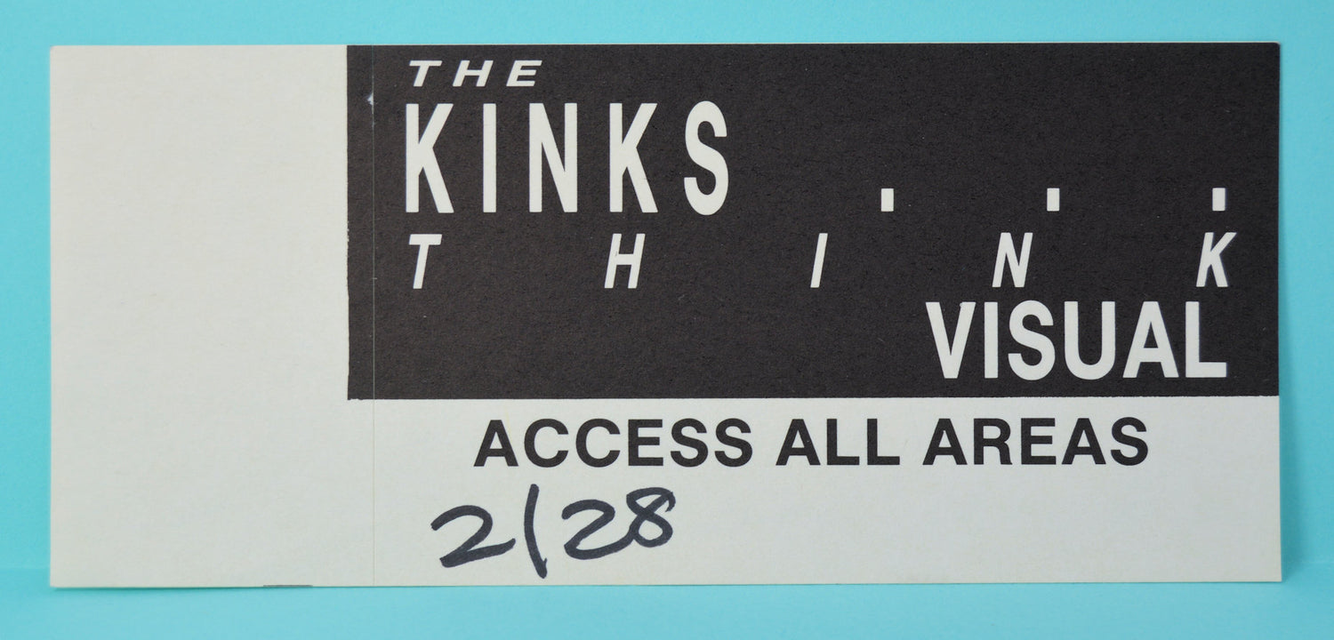 Kinks - Think Visual Backstage Pass