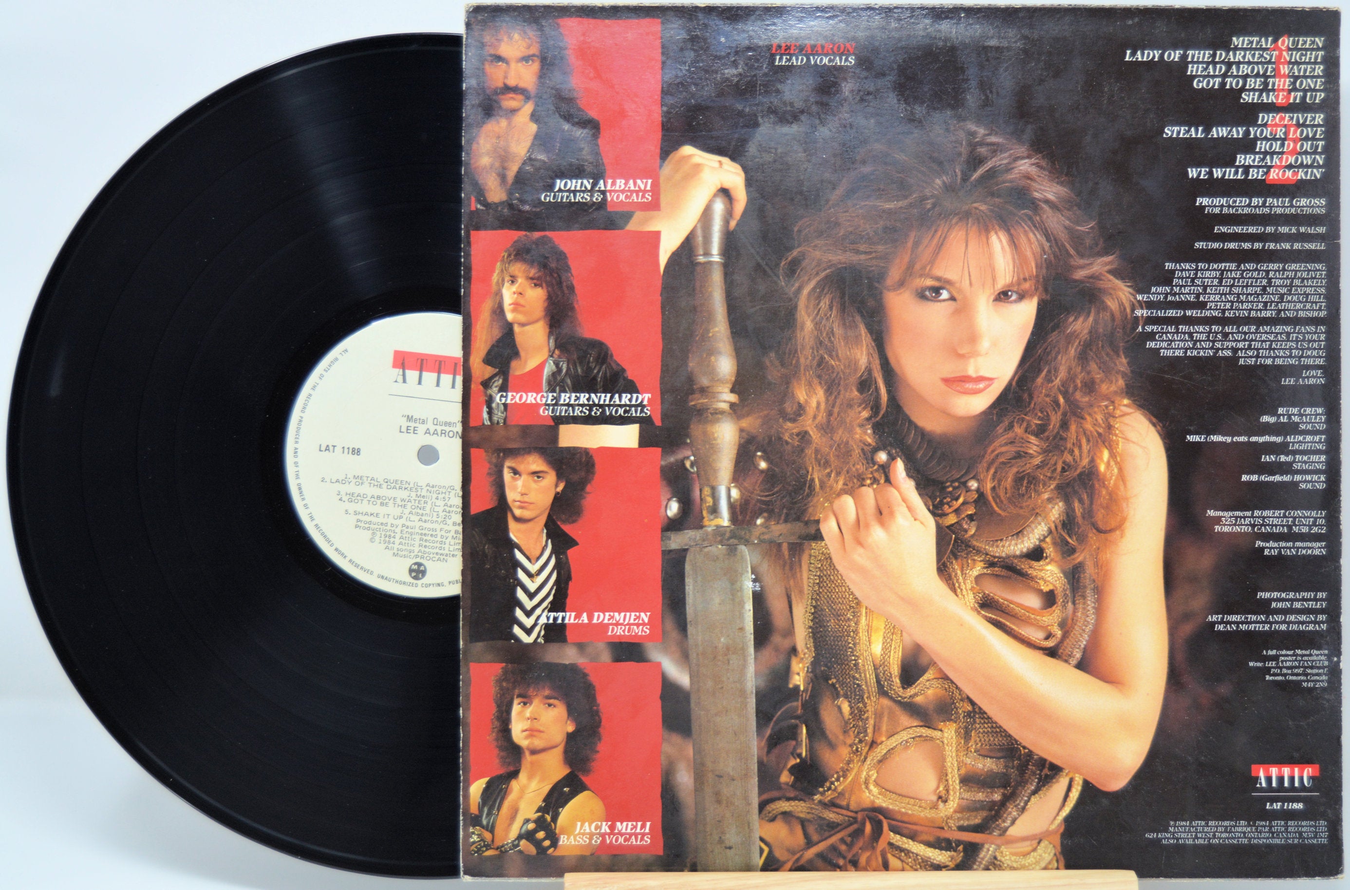 LP Lee Aaron l Queen 28MM0363PROMO POLYDOR プロモ /00260 Lp Lee Aaron Metal Queen 28Mm0363Promo Polydor Promo /00260