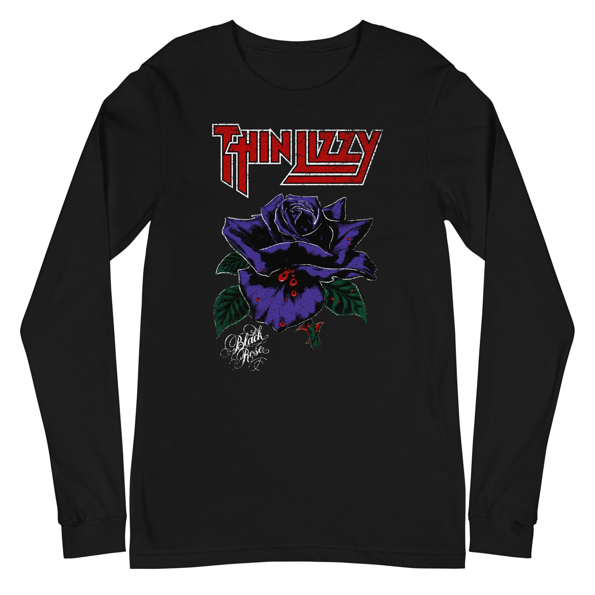 Thin Lizzy - Purple Rose Long Sleeve T-Shirt