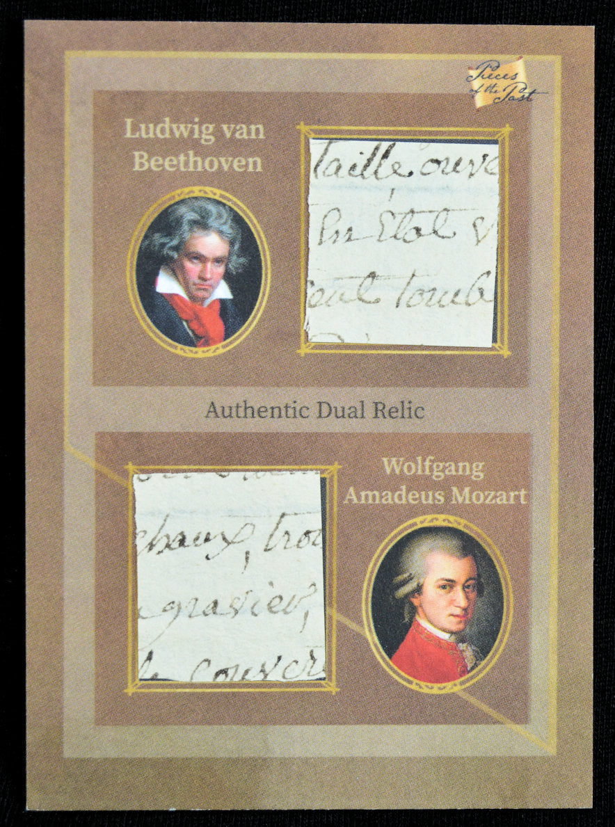 Beethoven / Mozart - Dual Relic Card – Joe's Albums