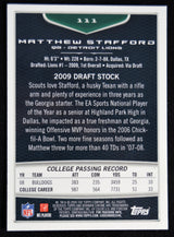 Stafford, Mattew - 2009 Bowman Chrome