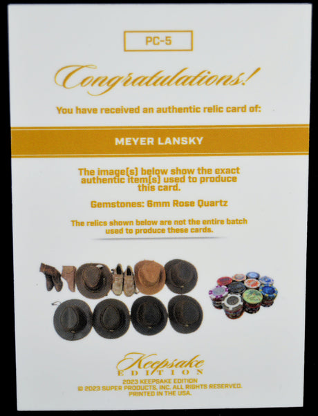 Lansky, Meyer - Gem Relic Card