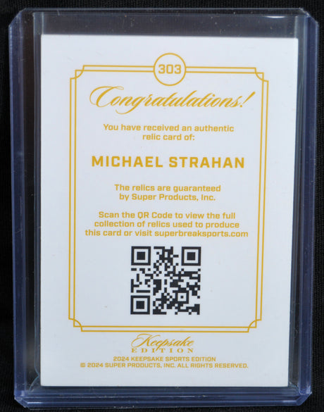 Michael Strahan - 2024 Keepsake Relic 26/99