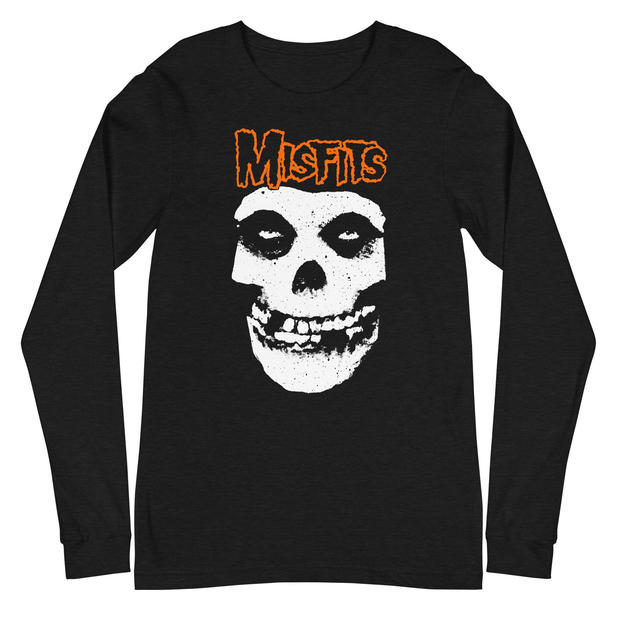 Misfits - Orange Skull Long Sleeve T-Shirt