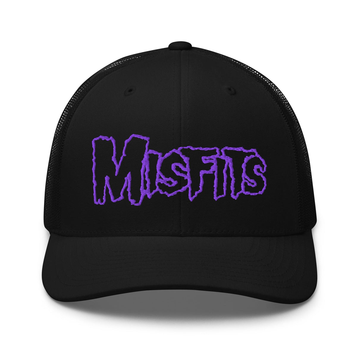 Misfits - Purple Drip Logo Trucker HD Embroidered Hat