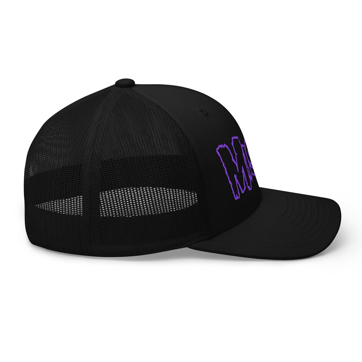 Misfits - Purple Drip Logo Trucker HD Embroidered Hat