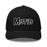Misfits - White Drip Logo Trucker HD Embroidered Hat