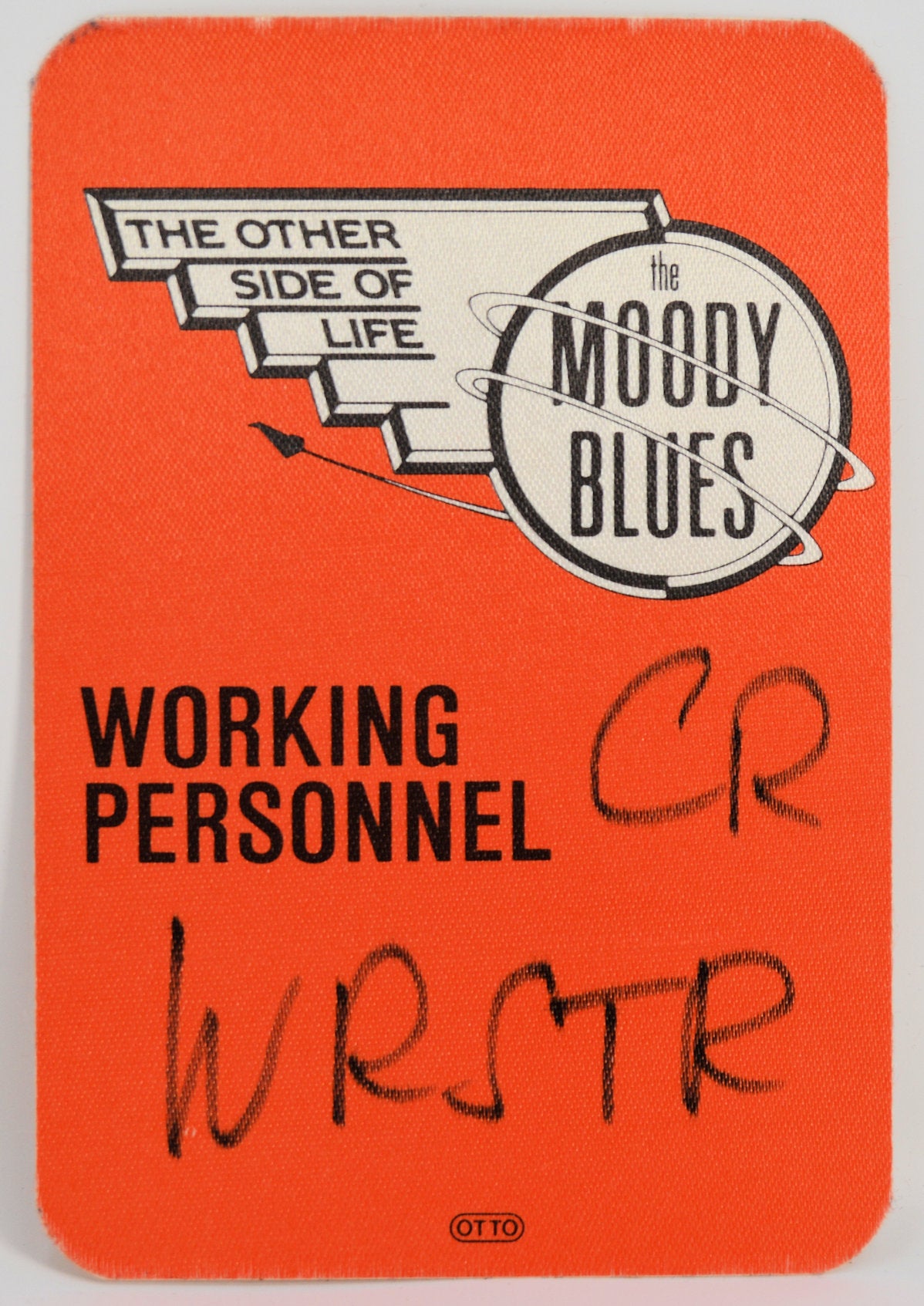Moody Blues - 1986 Backstage Pass