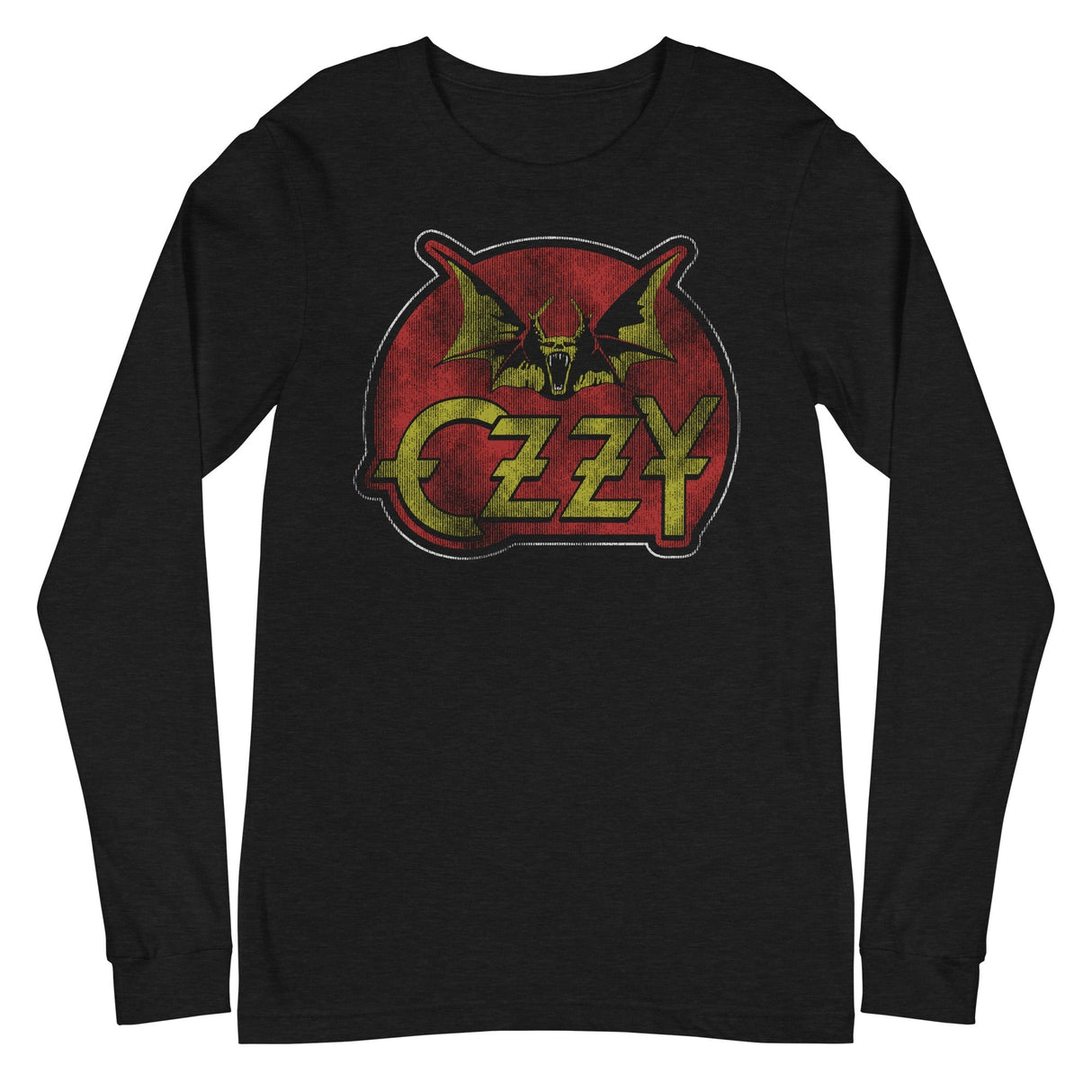 Ozzy Osbourne - Flaming Bat Long Sleeve T-Shirt