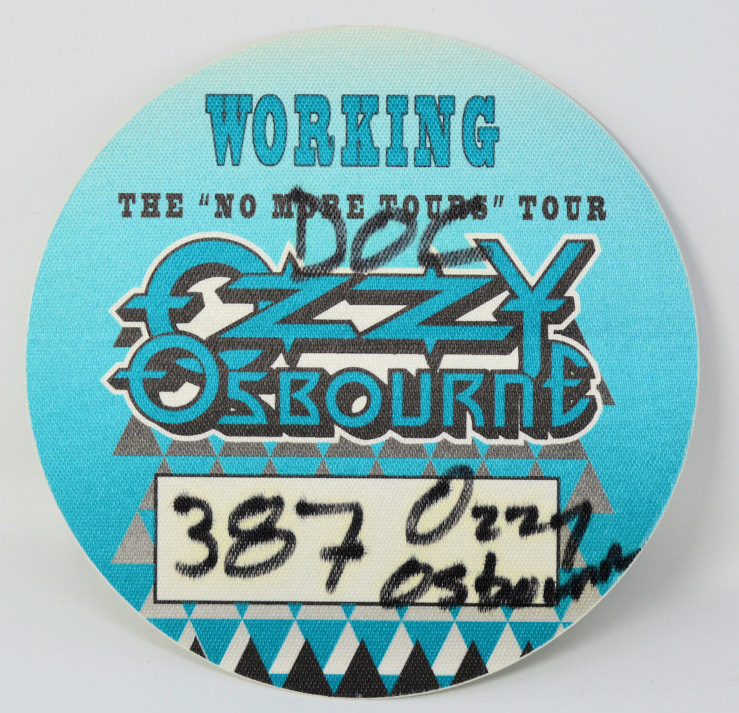 Ozzy Osbourne - Megadeth - '92 Backstage Pass Backstage Pass