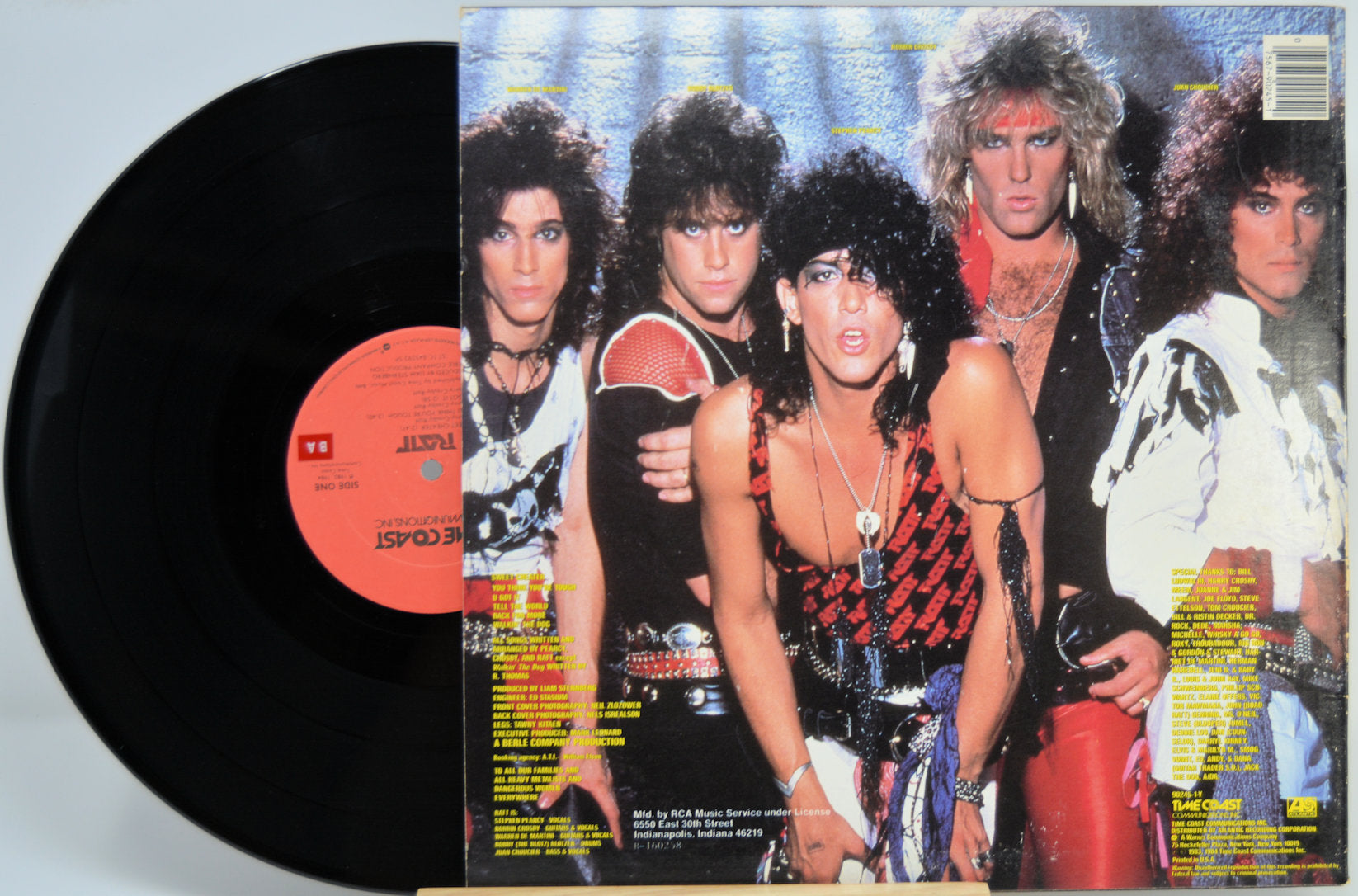 Ratt - Self Titled, Vinyl Record Album LP, Time Coast