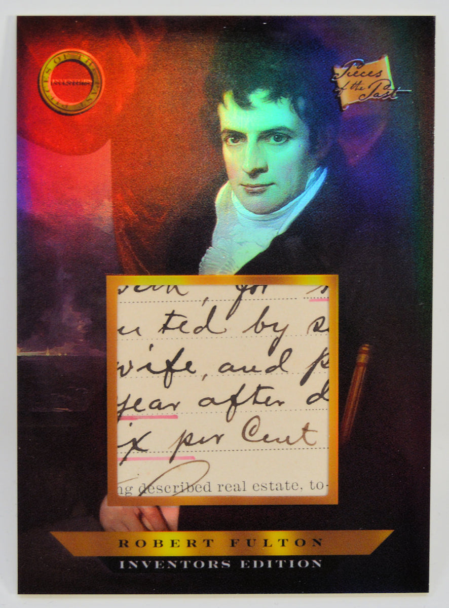 Fulton, Robert - Relic Card – Joe's Albums