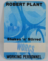 Plant, Robert - Signed Promo Flat & Pass