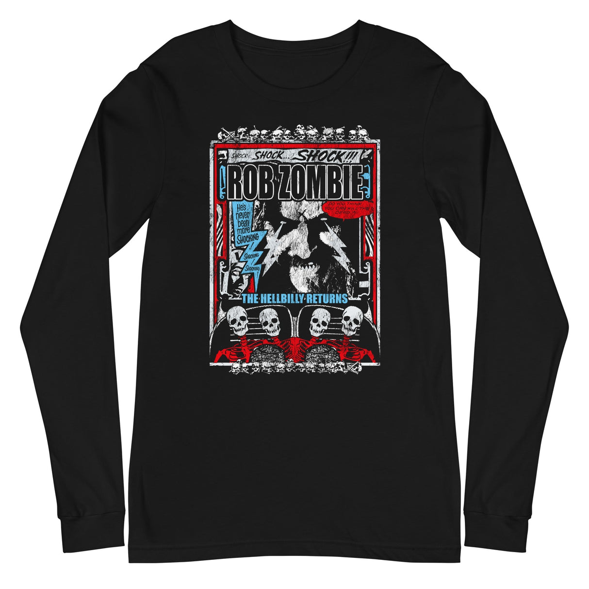 Rob Zombie - Comic Book Long Sleeve T-Shirt