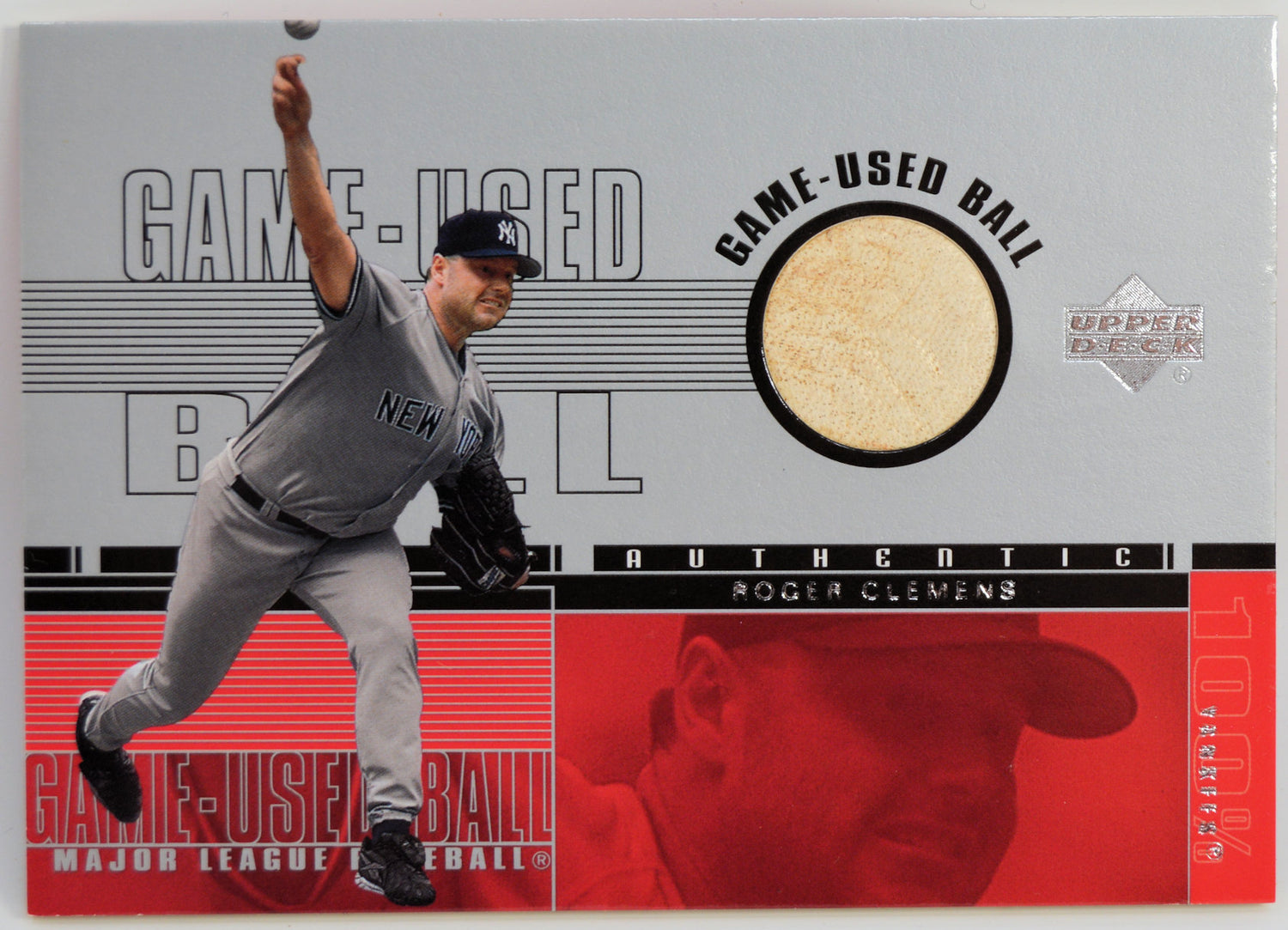 Clemens, Roger - 2001 UD Used Ball