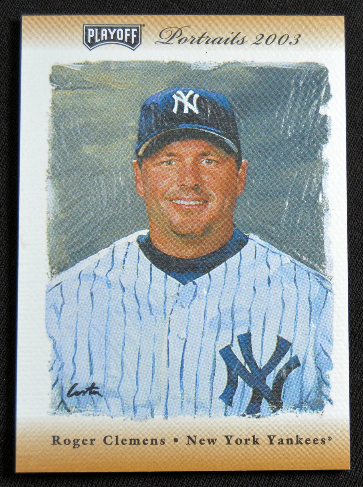 Clemens, Roger - 2003 Playoff Bat