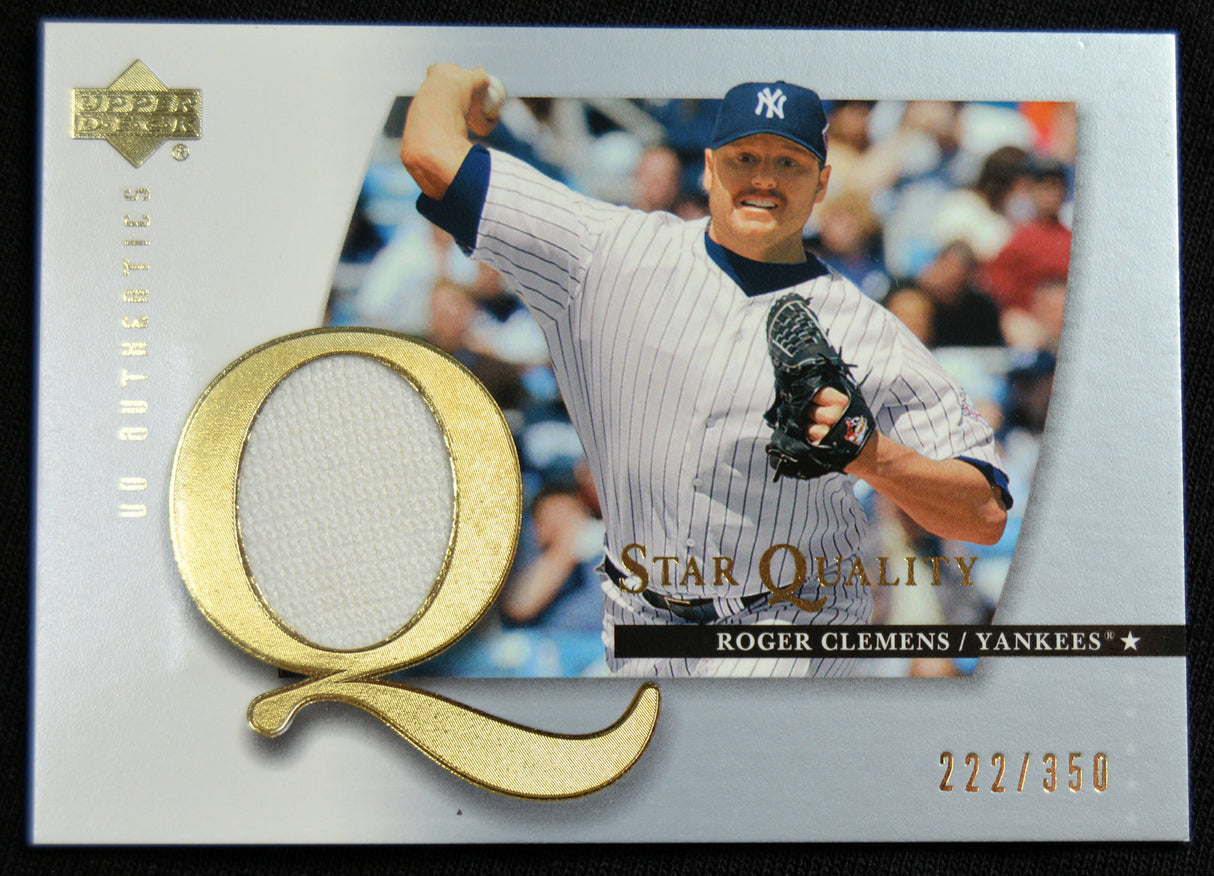 Clemens, Roger - 2003 UD Authentics Jersey