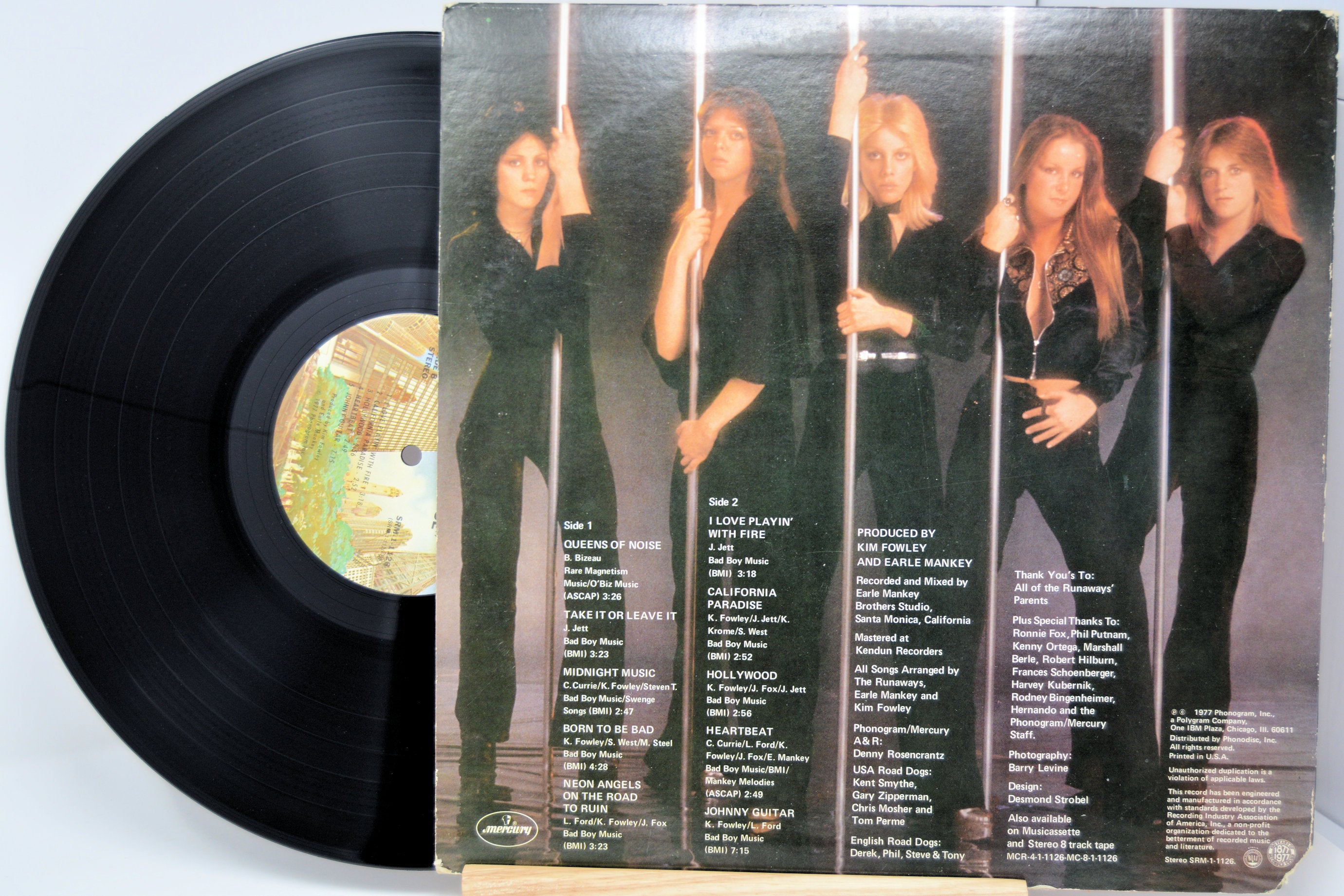 The Runaways - Queens Of Noise, Vinyl Record LP, Mercury SRM1