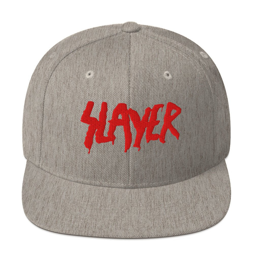 Slayer Embroidered Logo Snapback Hat