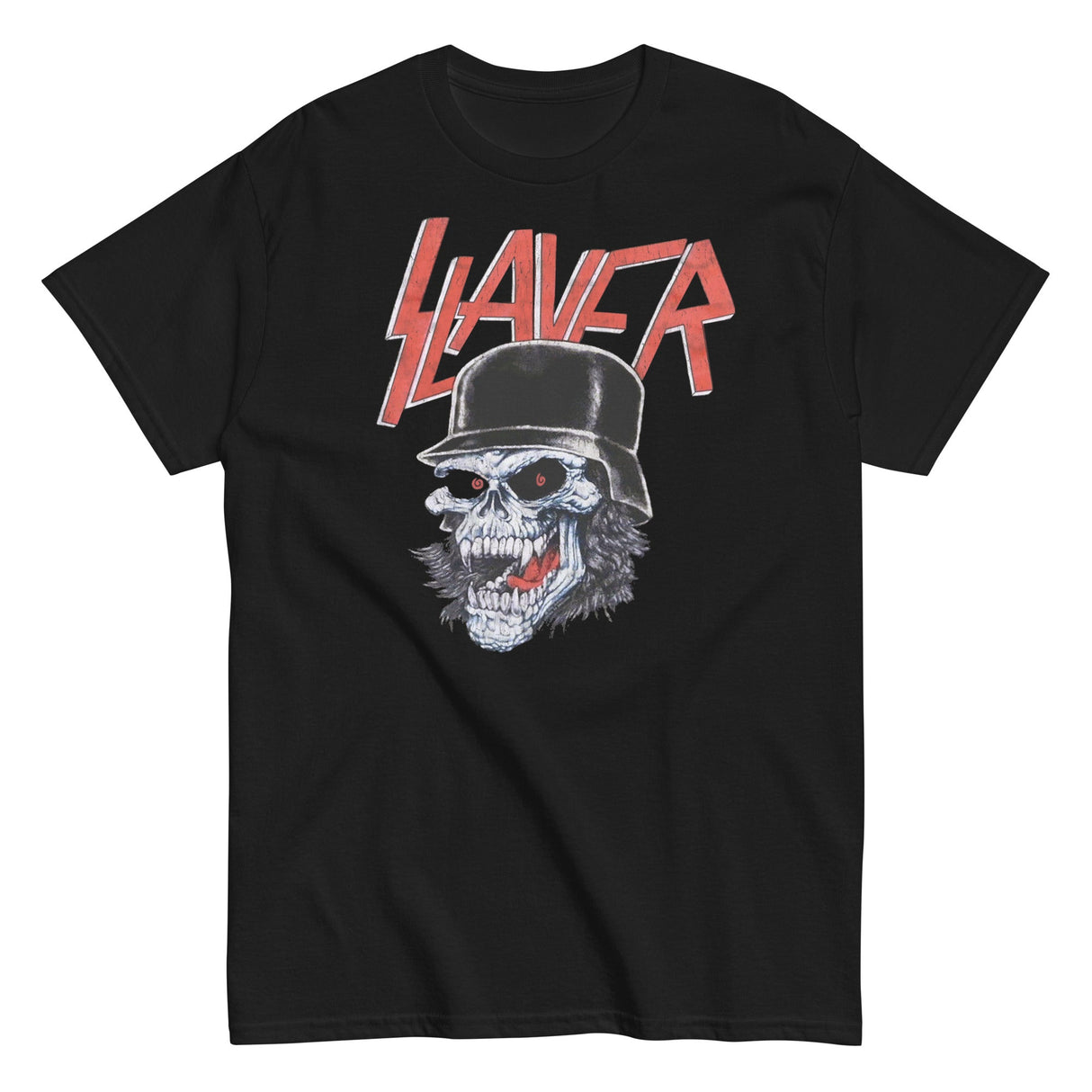 Slayer - Helmet Skull T-Shirt