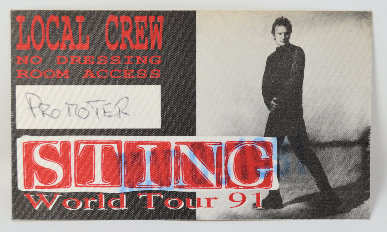 Sting - 1991 Backstage Pass