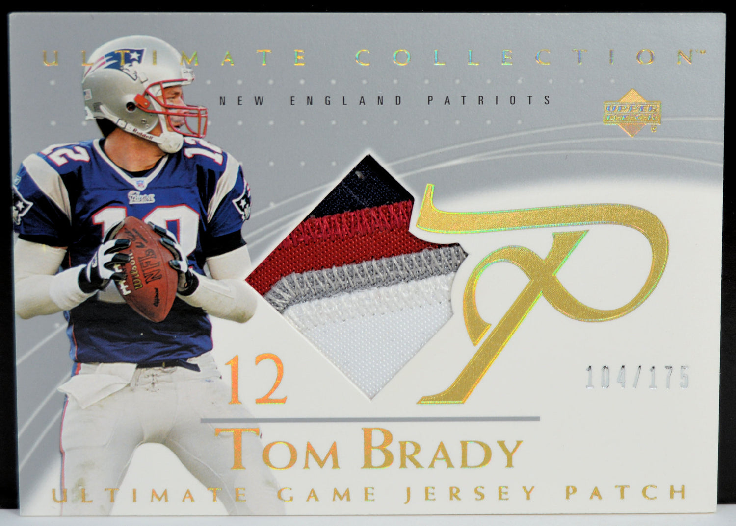 Brady, Tom - 2003 Ultimate Collection Patch