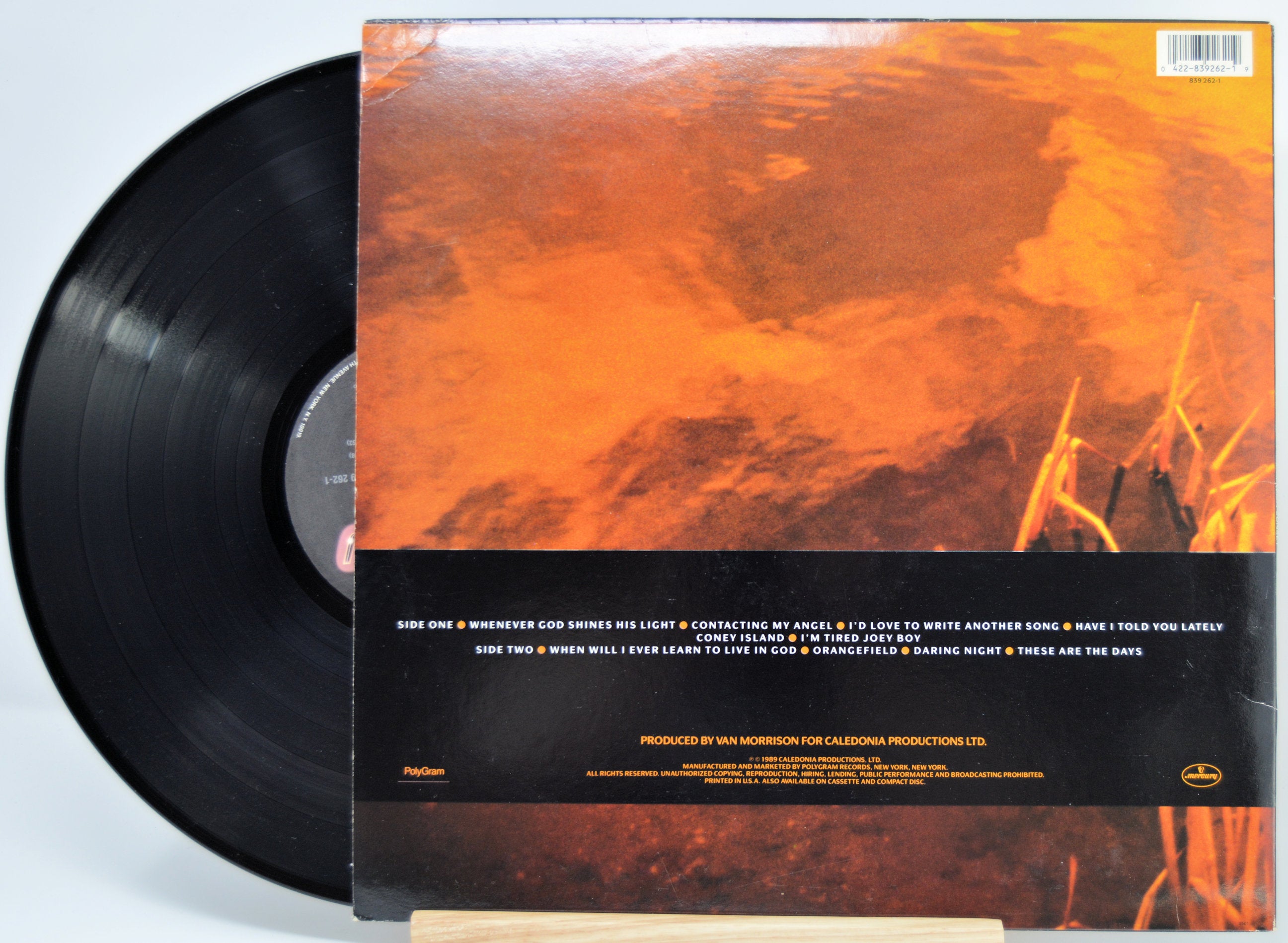 Van Morrison - Avalon Sunset, Vinyl Record Album LP, UPC