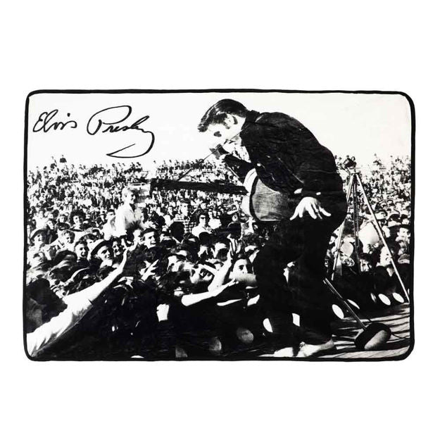 Presley Elvis Fleece Blanket Concert Print Joe s Albums