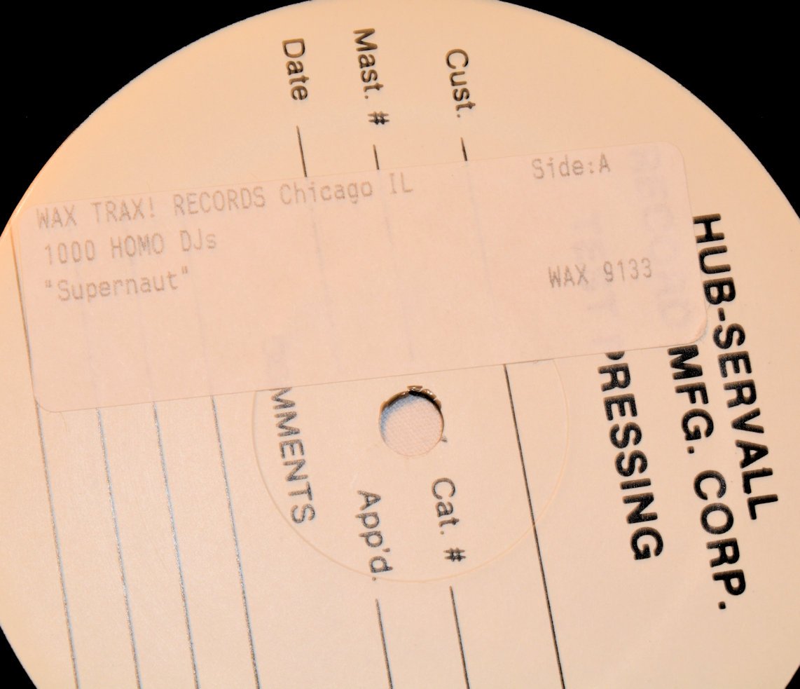 1000 Homo Djs - Supernaut (Test Press)