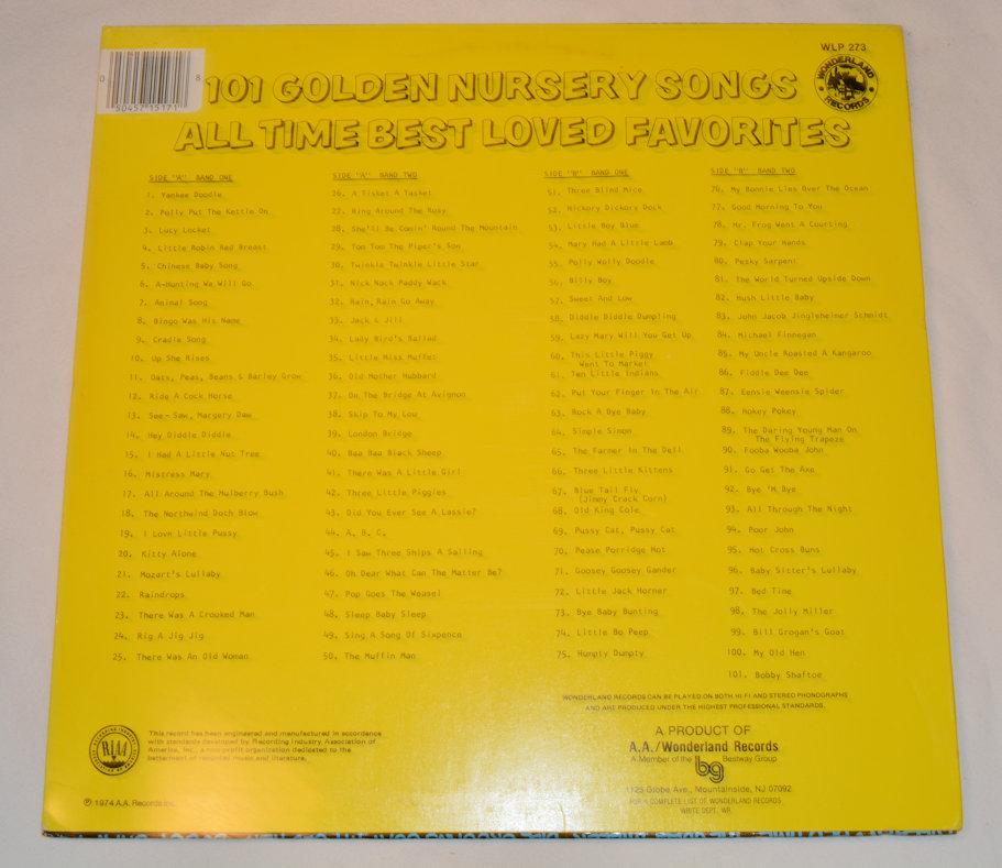 Miscellaneous - 101 Golden Nursery Songs