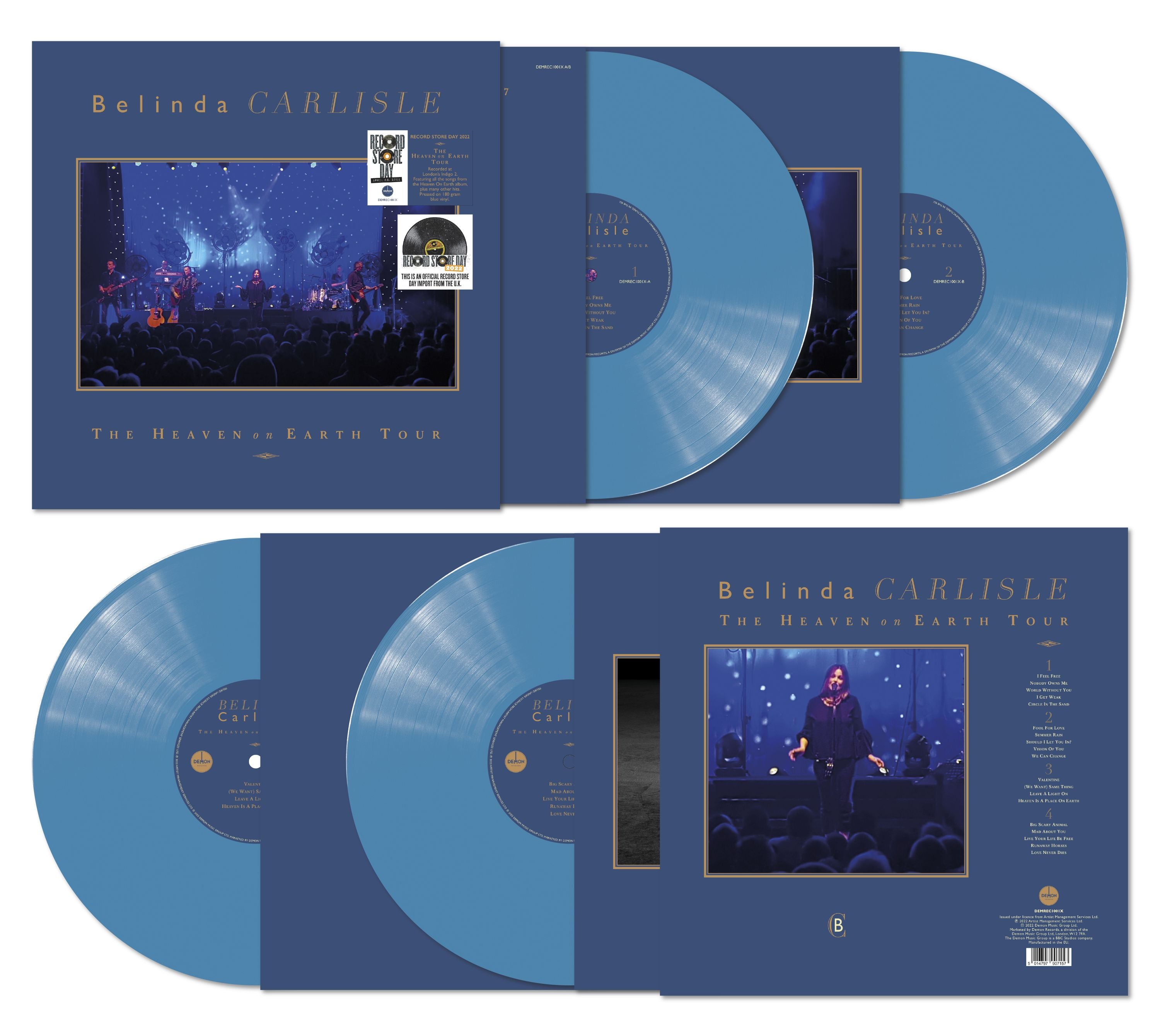 Carlisle, Belinda - The Heaven On Earth Tour, Vinyl Record Album