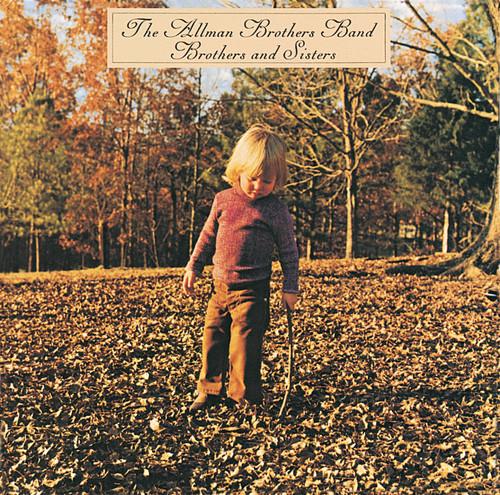 Album cover of 'Brothers and Sisters' by The Allman Brothers Band featuring a young child standing in a field.