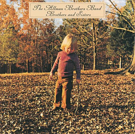 Album cover of 'Brothers and Sisters' by The Allman Brothers Band featuring a young child standing in a field.
